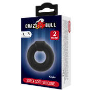 Crazy Bull - Kayke - Cockring - Model 2 - Zwart-laced-up.nl