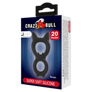 Crazy Bull - Toran - Cockring - Model 20 - Zwart-laced-up.nl