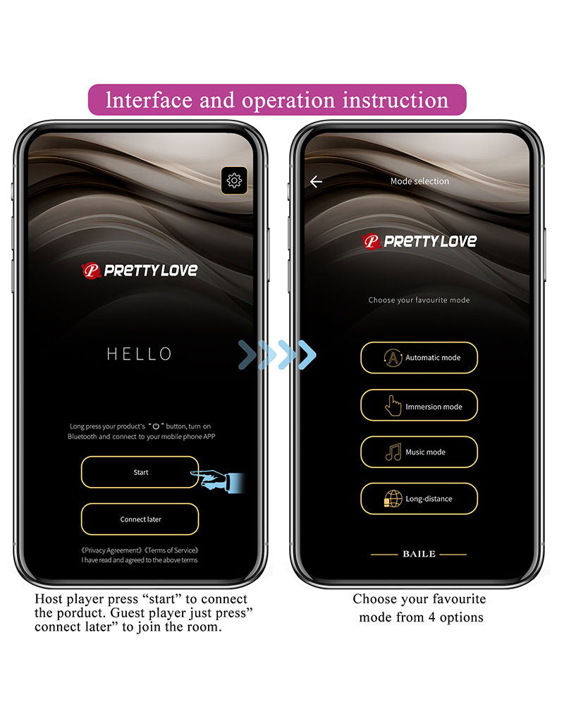 Pretty Love - Klay - Stotende Ei-vibrator - App Control - Paars-Laced-up.nl