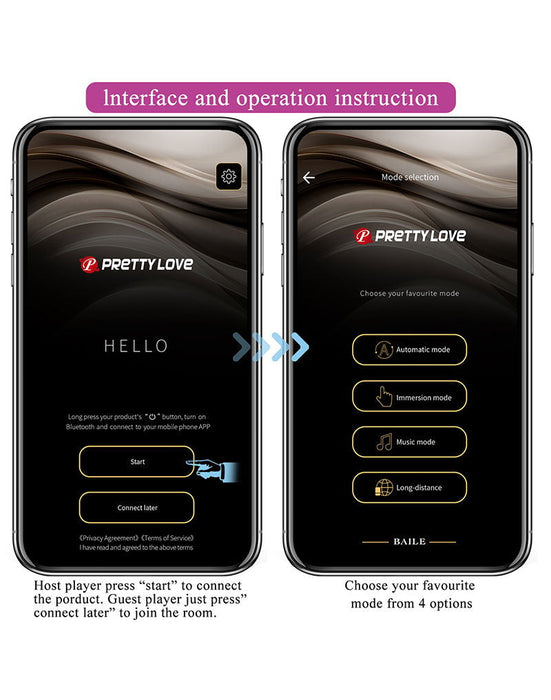 Pretty Love - Klay - Stotende Ei-vibrator - App Control - Paars-Laced-up.nl