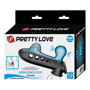 Pretty Love - Crane - Opblaasbare Penis Sleeve - Zwart-laced-up.nl