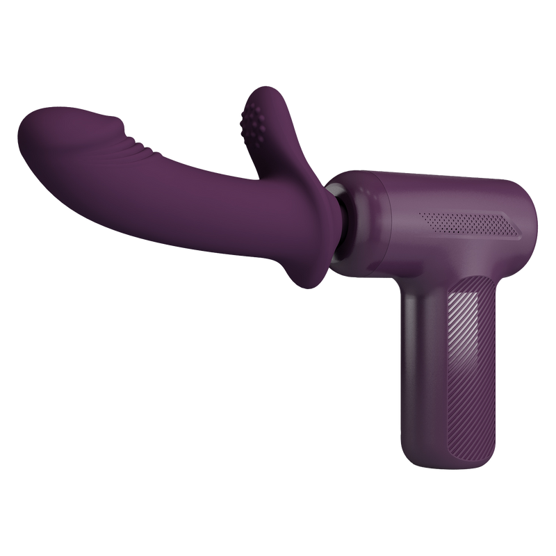 Pretty Love - DJ Scholar - Stotende Massager - Paars-laced-up.nl