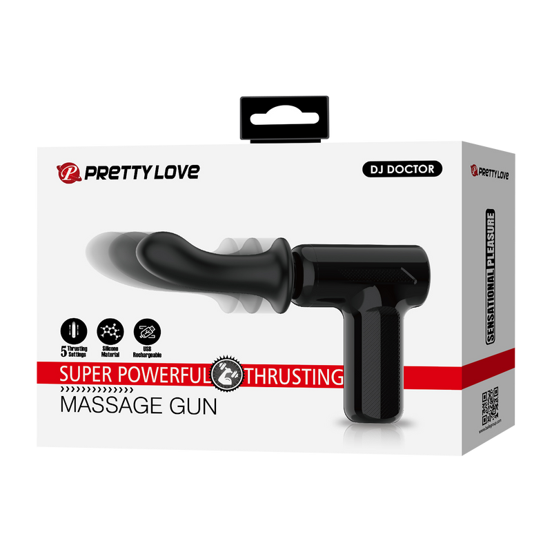 Pretty Love - DJ Scholar - Stotende Massager - Zwart-laced-up.nl