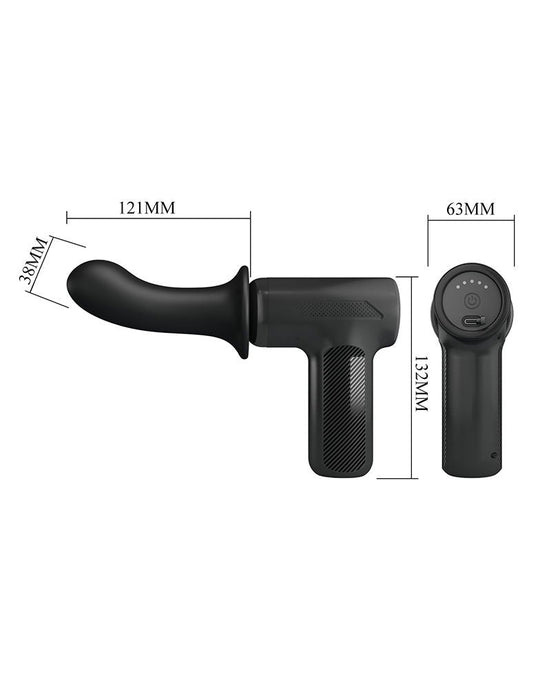 Pretty Love - DJ Scholar - Stotende Massager - Zwart-Erotiekvoordeel.nl