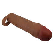 Pretty Love - Hani - Verlengende Penis Sleeve met Cockring - 50mm - Bruin-laced-up.nl