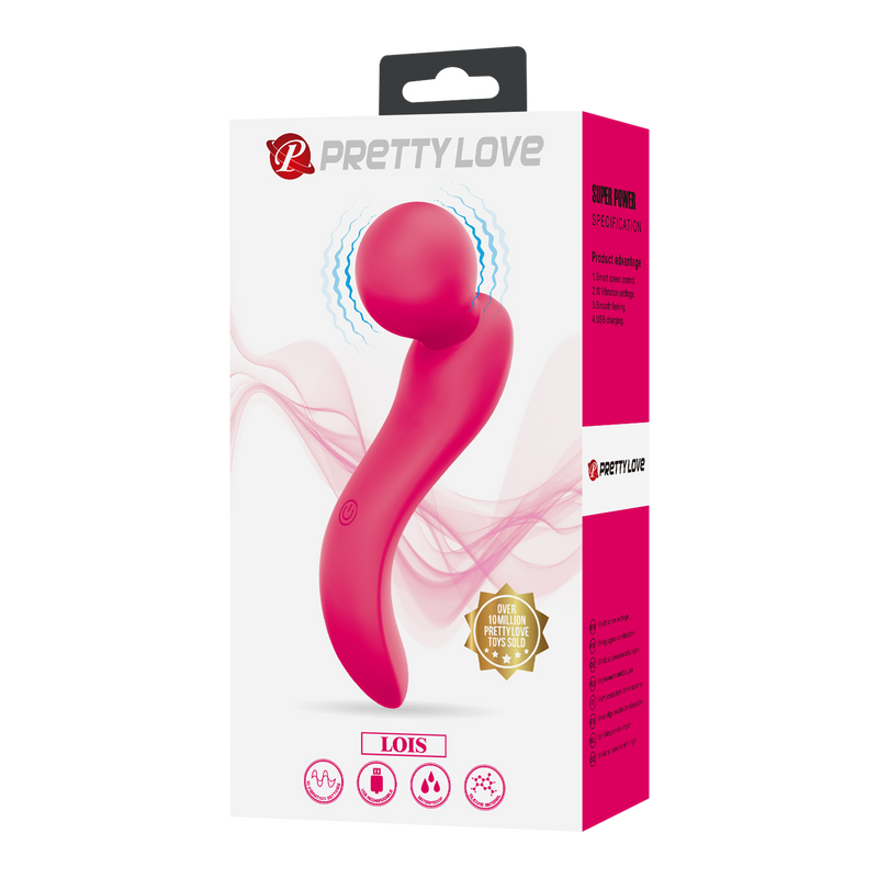 Pretty Love - Lois - Wand Massager - Roze-laced-up.nl