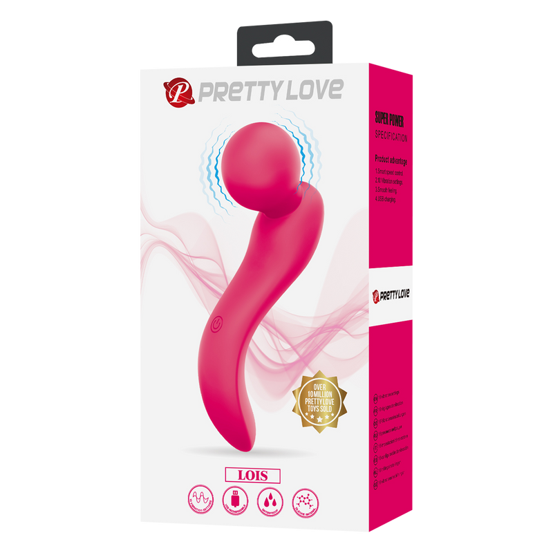 Pretty Love - Lois - Wand Massager - Roze-laced-up.nl