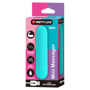 Pretty Love - Stefan - Mini Bullet Vibrator - Turquoise-laced-up.nl