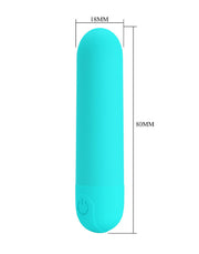 Pretty Love - Stefan - Mini Bullet Vibrator - Turquoise-laced-up.nl