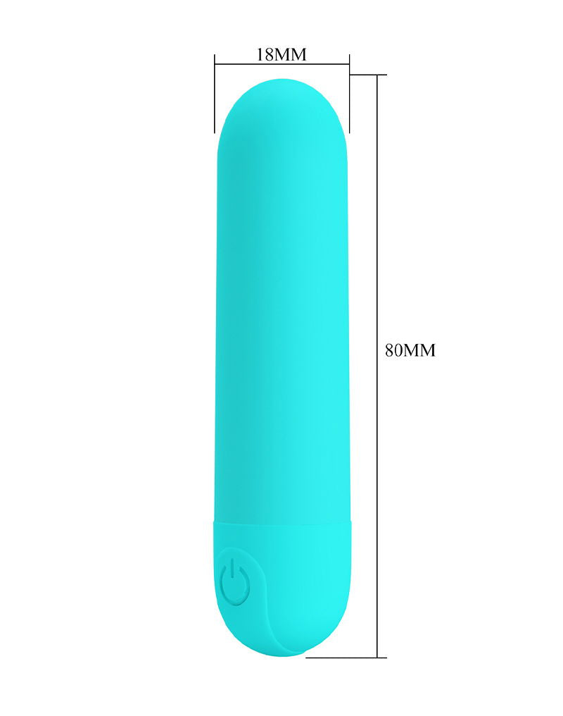 Pretty Love - Stefan - Mini Bullet Vibrator - Turquoise-laced-up.nl