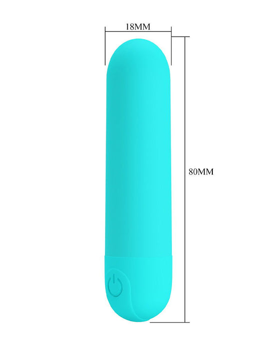 Pretty Love - Stefan - Mini Bullet Vibrator - Turquoise-laced-up.nl
