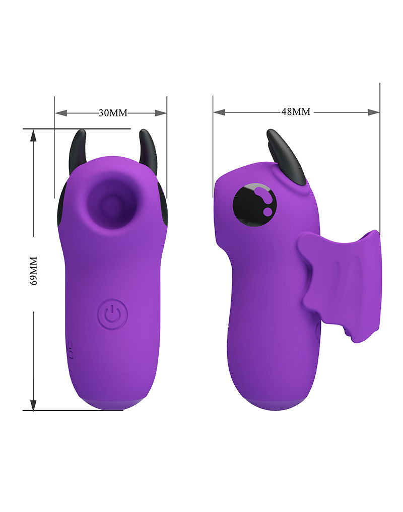 Pretty Love - Mini Fun Toys - Magic Devil - Vinger Vibrator - Paars-laced-up.nl