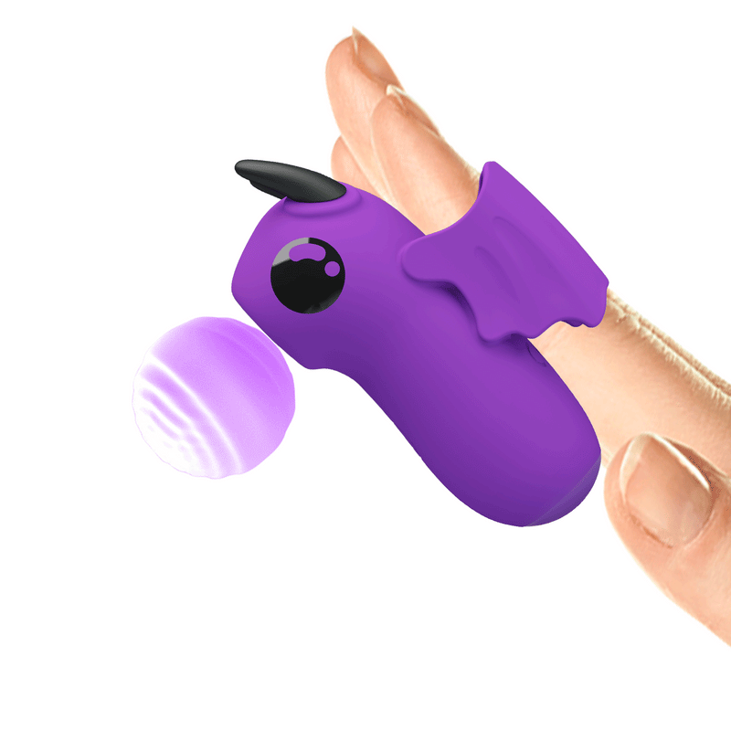 Pretty Love - Mini Fun Toys - Magic Devil - Vinger Vibrator - Paars-laced-up.nl