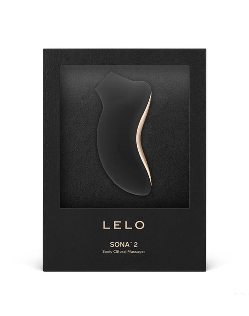 Lelo - Sona 2 - Luchtdruk Vibrator - Zwart-Erotiekvoordeel.nl