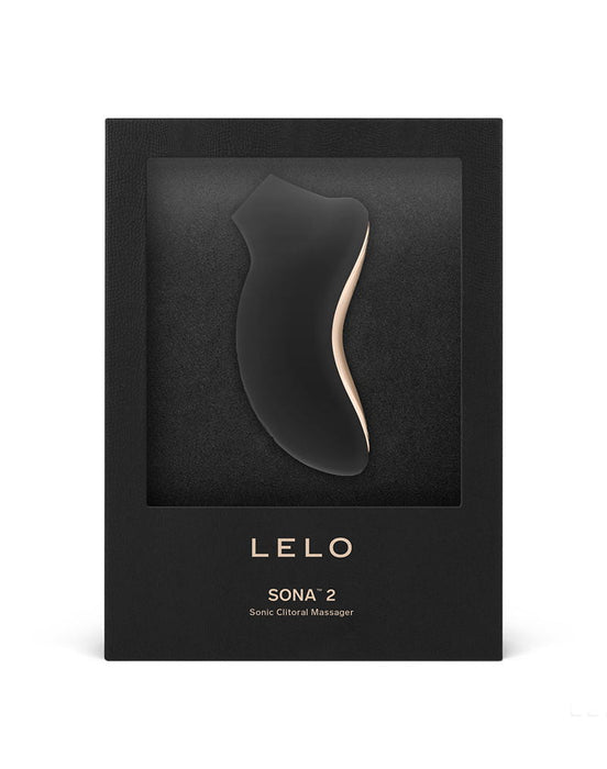 Lelo - Sona 2 - Luchtdruk Vibrator - Zwart-Erotiekvoordeel.nl
