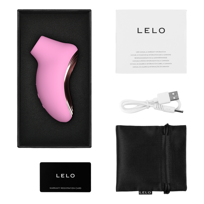Lelo - Sona 2 Travel - Luchtdruk Vibrator - Roze-Erotiekvoordeel.nl
