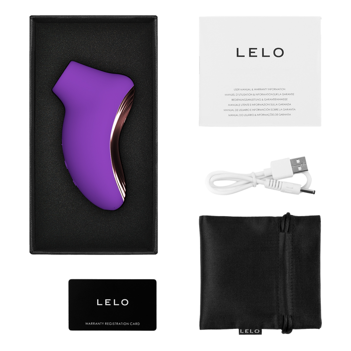 Lelo - Sona 2 Travel - Luchtdruk Vibrator - Paars-Erotiekvoordeel.nl