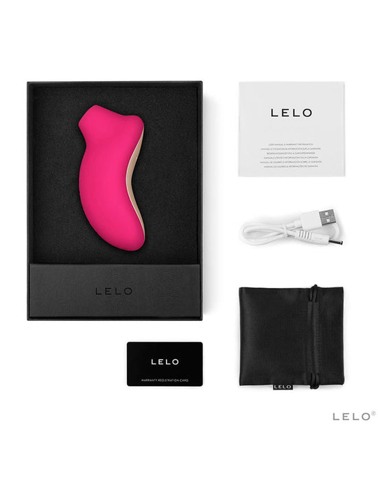 Lelo - Sona Cruise - Luchtdruk Vibrator - Deep Pink-Erotiekvoordeel.nl