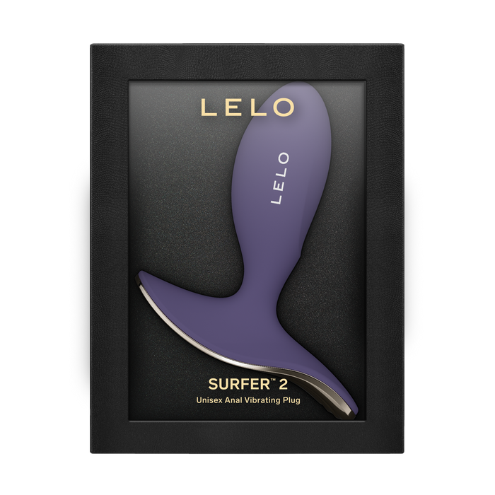 LELO - Surfer 2 - Unisex Vibrerende Anaalplug - Paars-Erotiekvoordeel.nl