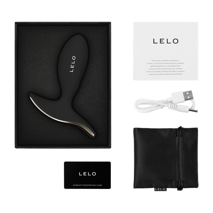 LELO - Surfer 2 - Unisex Vibrerende Anaalplug - Zwart-Erotiekvoordeel.nl