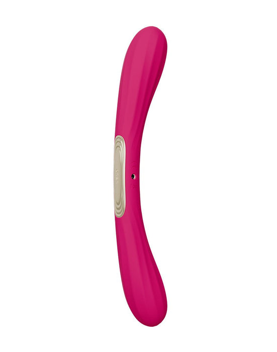LELO - Boomerang - Dubbelzijdige Vibrator - Dubbele Motor - Cerise-Erotiekvoordeel.nl