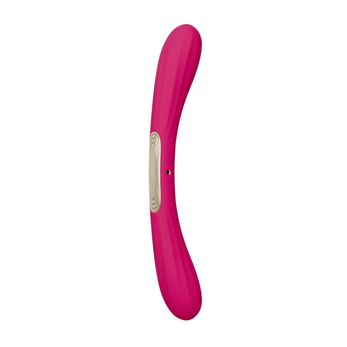 LELO - Boomerang - Dubbelzijdige Vibrator - Dubbele Motor - Cerise-Erotiekvoordeel.nl