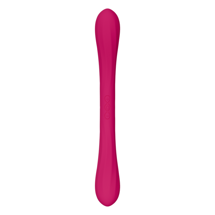 LELO - Boomerang - Dubbelzijdige Vibrator - Dubbele Motor - Cerise-Erotiekvoordeel.nl