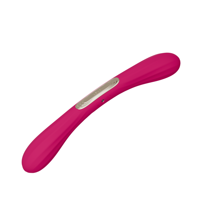 LELO - Boomerang - Dubbelzijdige Vibrator - Dubbele Motor - Cerise-Erotiekvoordeel.nl