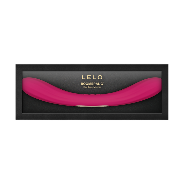 LELO - Boomerang - Dubbelzijdige Vibrator - Dubbele Motor - Cerise-Erotiekvoordeel.nl