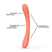LELO - Boomerang - Dubbelzijdige Vibrator - Dubbele Motor - Coral-Erotiekvoordeel.nl