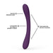 LELO - Boomerang - Dubbelzijdige Vibrator - Dubbele Motor - Paars-Erotiekvoordeel.nl