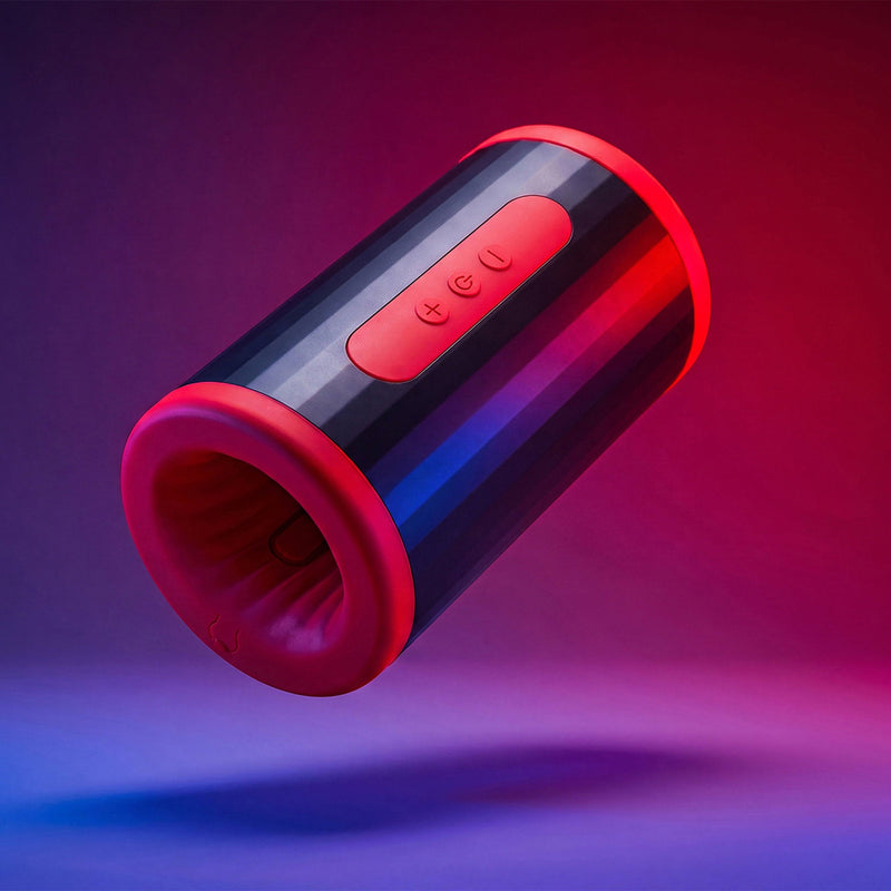 LELO - F2S™ Double Sonic - Sonische Masturbator & Stroker - Rood-Erotiekvoordeel.nl