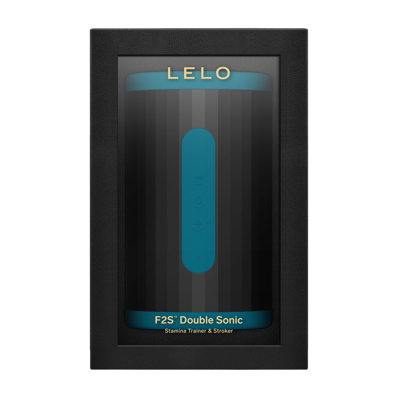LELO - F2S™ Double Sonic - Sonische Masturbator & Stroker - Teal-Erotiekvoordeel.nl