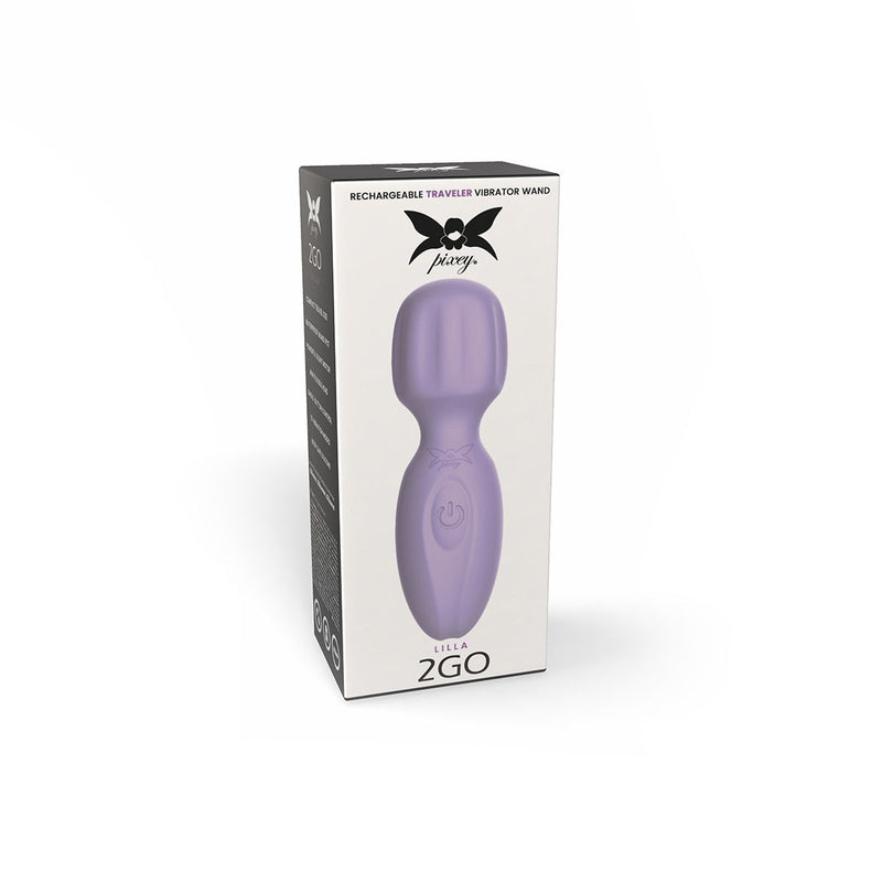 Pixey 2GO - Mini Wand Vibrator - Lila-laced-up.nl
