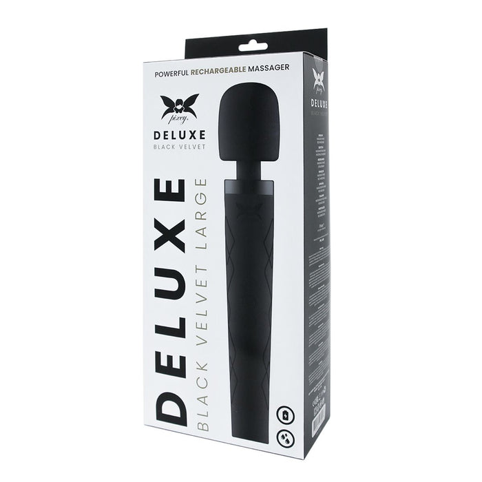 Pixey Deluxe - Black Velvet - Wand Vibrator-Erotiekvoordeel.nl