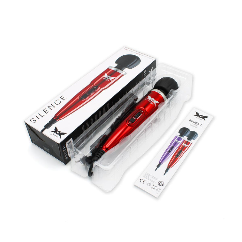 Pixey Silence - Wand Vibrator - Massager - Cherry Edition - Zeer Stil - Uitzonderlijk Krachtig-laced-up.nl