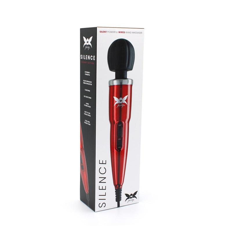 Pixey Silence - Wand Vibrator - Massager - Cherry Edition - Zeer Stil - Uitzonderlijk Krachtig-laced-up.nl