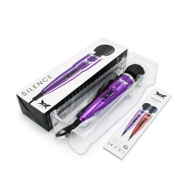 Pixey Silence - Wand Vibrator - Massager - Violet Edition - Zeer Stil - Uitzonderlijk Krachtig-laced-up.nl