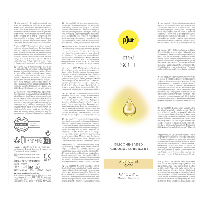 Pjur - Med Soft - Glijmiddel op siliconenbasis - 100 ml-Erotiekvoordeel.nl