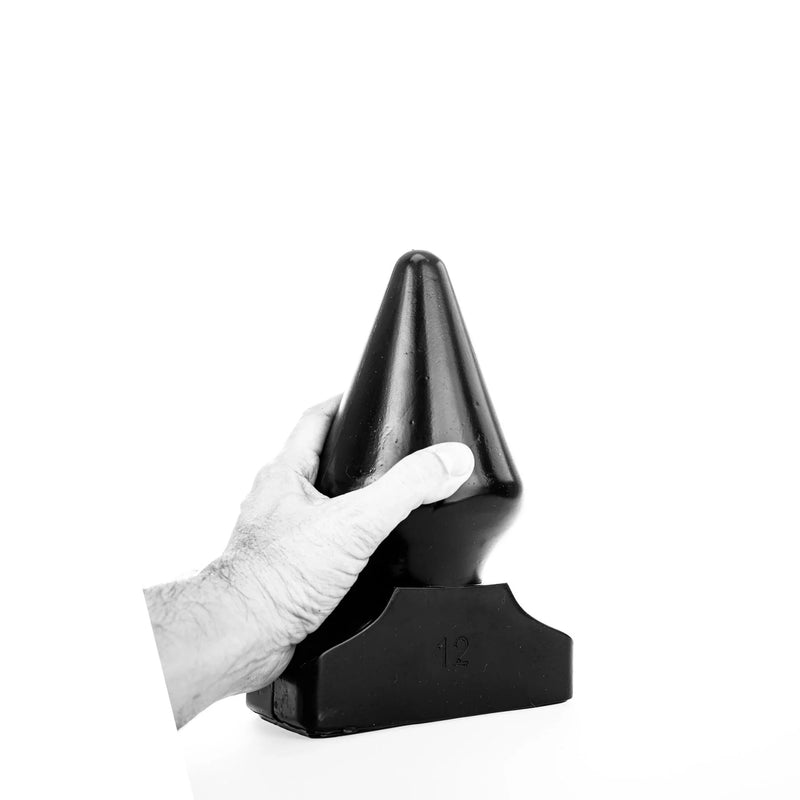 All Black - Extreme Anaal Plug - 23 x 11.5 cm - Zwart-Erotiekvoordeel.nl
