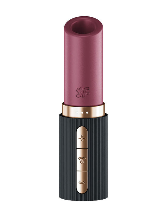 Satisfyer Pro 2 Kiss – Lipstick Vibrator met 3D Air Pulse Technologie - Zwart-Erotiekvoordeel.nl