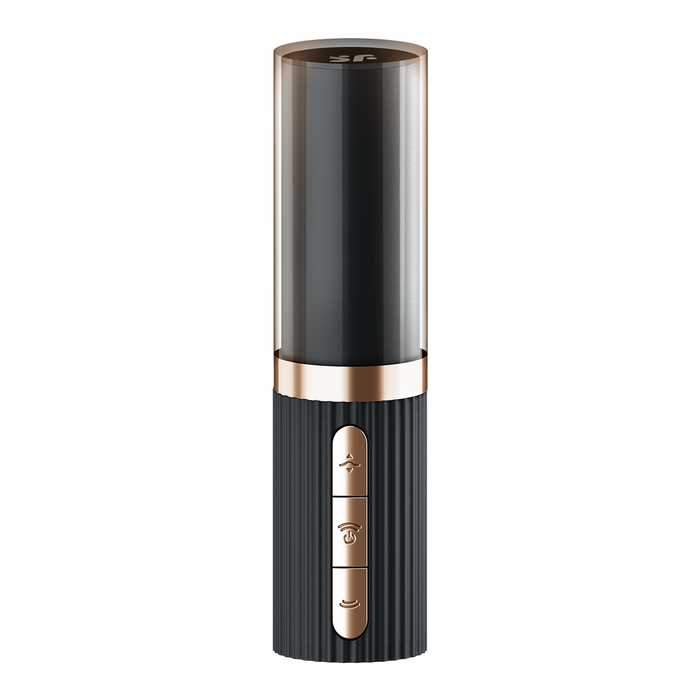 Satisfyer Pro 2 Kiss – Lipstick Vibrator met 3D Air Pulse Technologie - Zwart-Erotiekvoordeel.nl