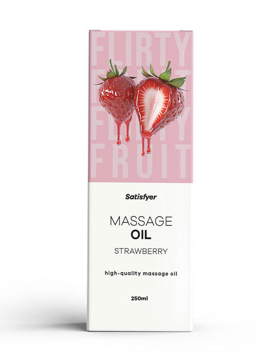 Satisfyer - Aceite de masaje - Strawberry - 250 ml