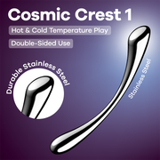 Satisfyer - Cosmic Crest 1 - RVS Dildo-laced-up.nl