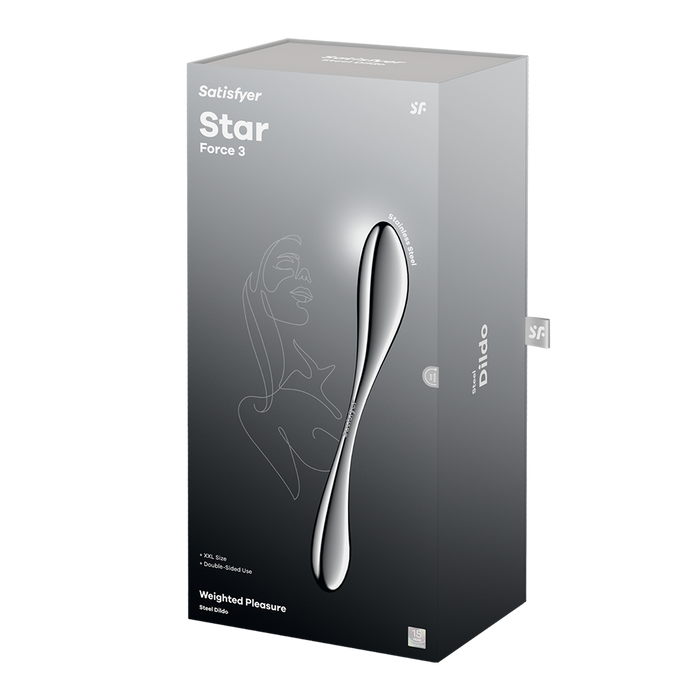 Satisfyer - Star Force 3 - RVS Dildo-Erotiekvoordeel.nl