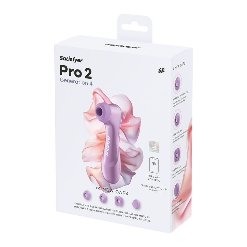 Satisfyer - Pro 2 Generation 4 - Double Air Luchtdruk Vibrator - Lila-Erotiekvoordeel.nl