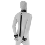 Kiotos - Spreader bar met lederen handboeien en collar-laced-up.nl