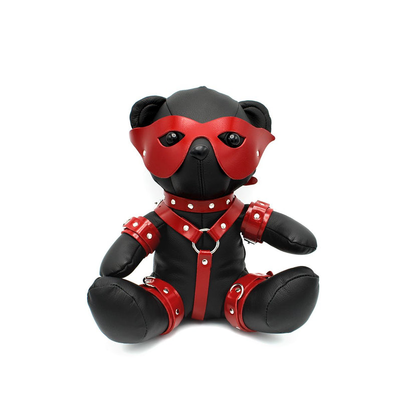 Kiotos Leather - EDDY de BDSM Teddybeer - Red Spankee - Leder-laced-up.nl
