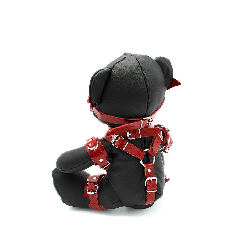 Kiotos Leather - EDDY de BDSM Teddybeer - Red Spankee - Leder-laced-up.nl