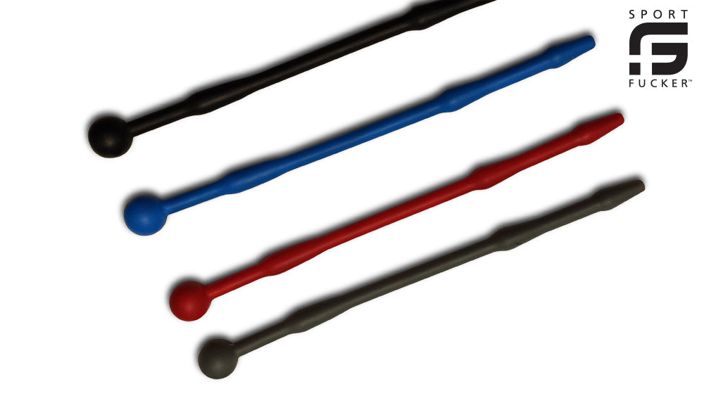 Sport Fucker - Piss Play Sound - Holle Dilator - 18 cm - Zwart-Laced-up.nl